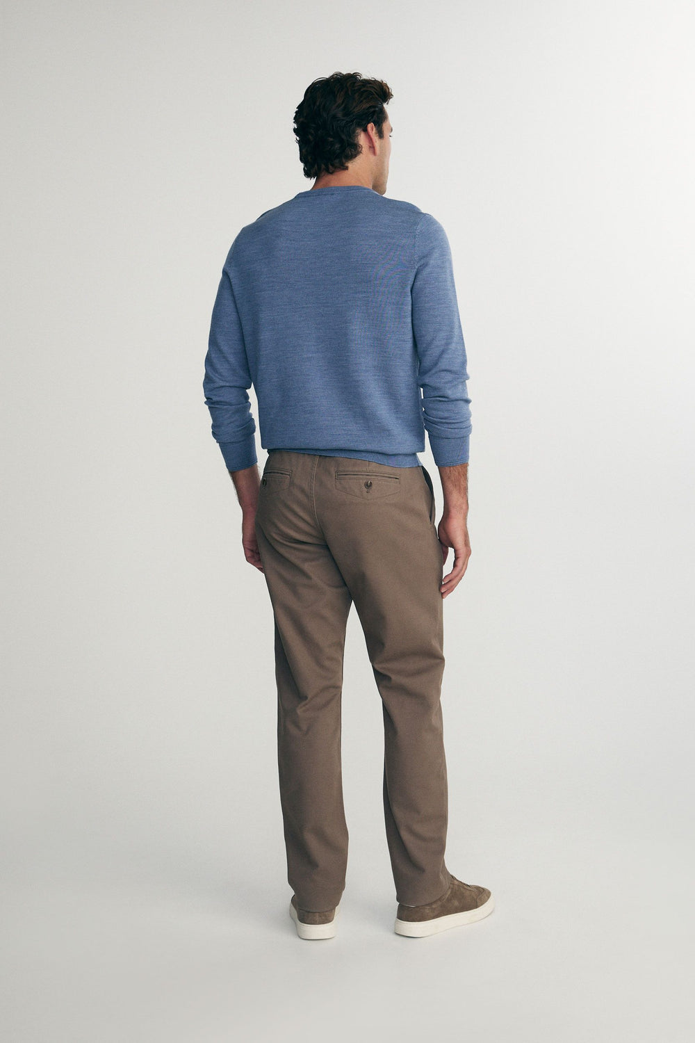 Merino wool crew neck sweater