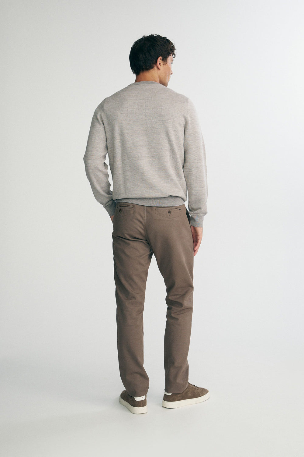 Merino wool  jacquard sweater