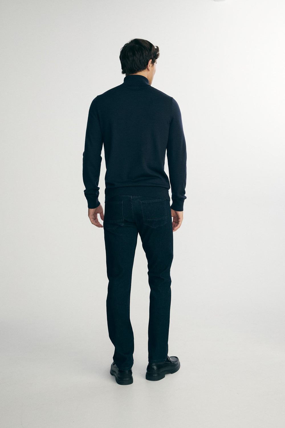 Merino wool turtle neck sweater
