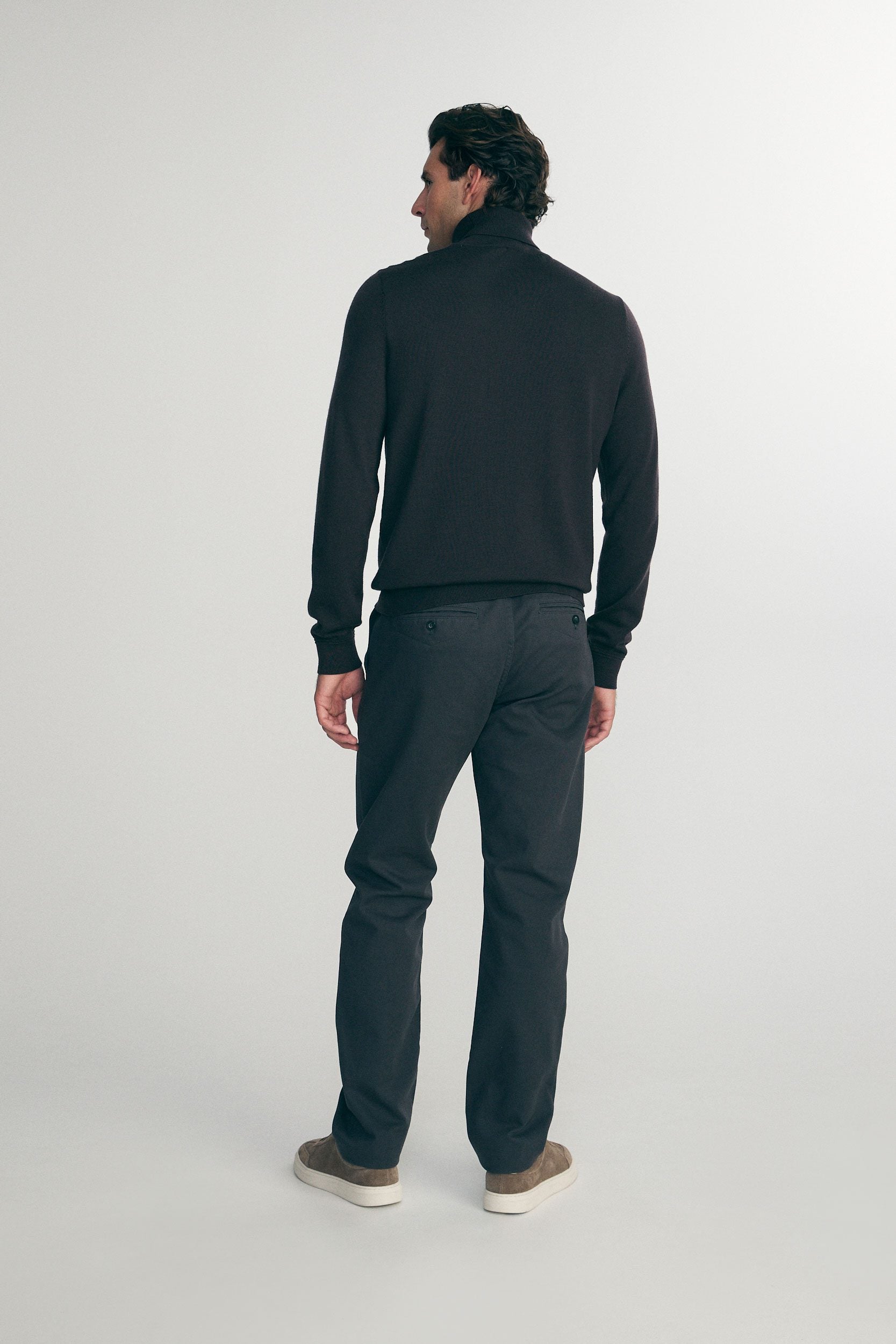 Merino wool turtle neck sweater