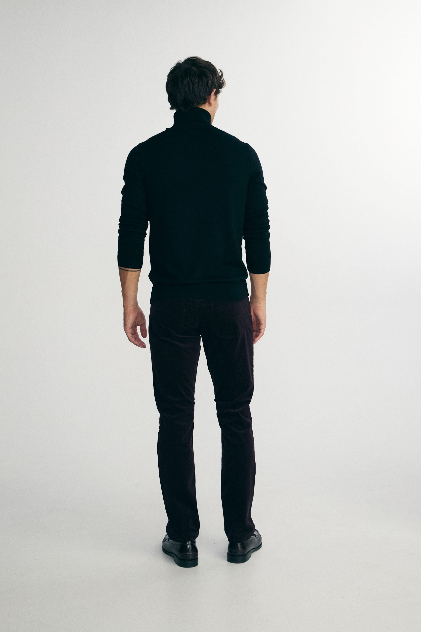 Merino wool turtle neck sweater