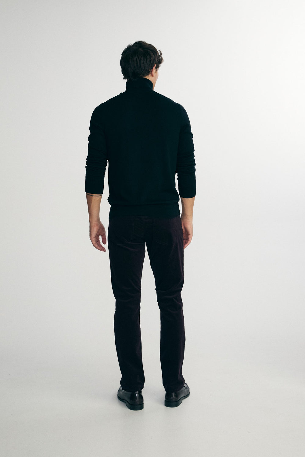 Merino wool turtle neck sweater