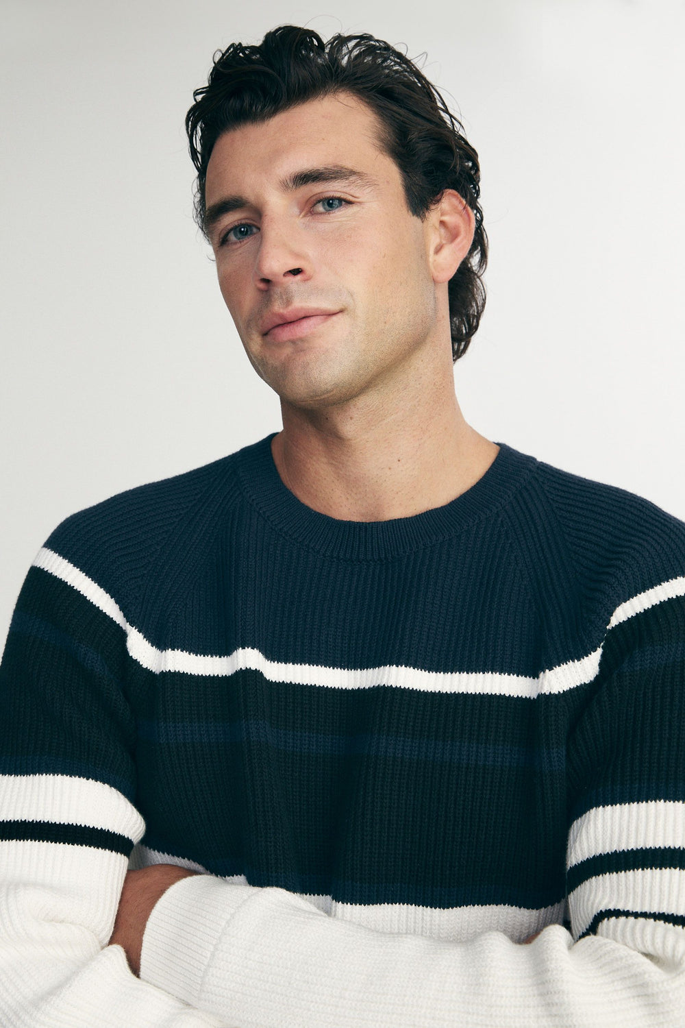 Colour blocking sweater