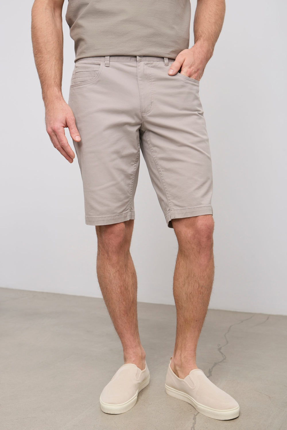 Twill 5 pocket bermuda
