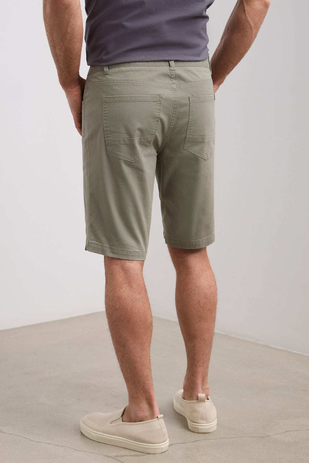 Twill 5 pocket bermuda