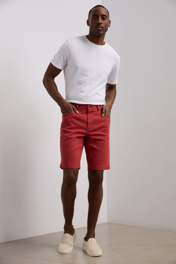 5 pocket twill bermuda shorts