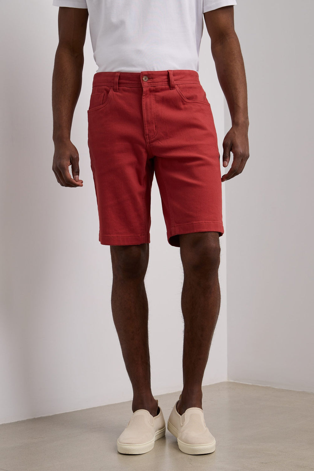 5 pocket twill bermuda shorts