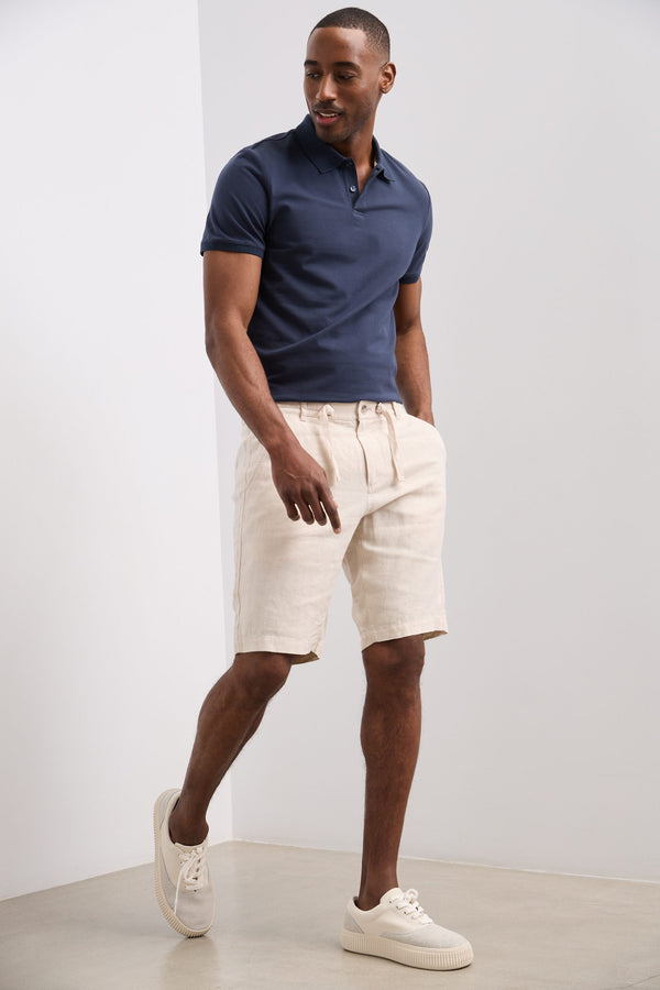 Linen bermuda shorts