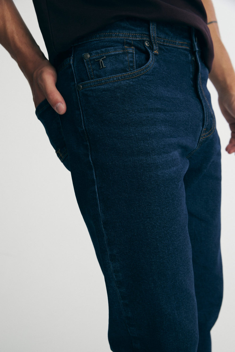 Straight leg jeans