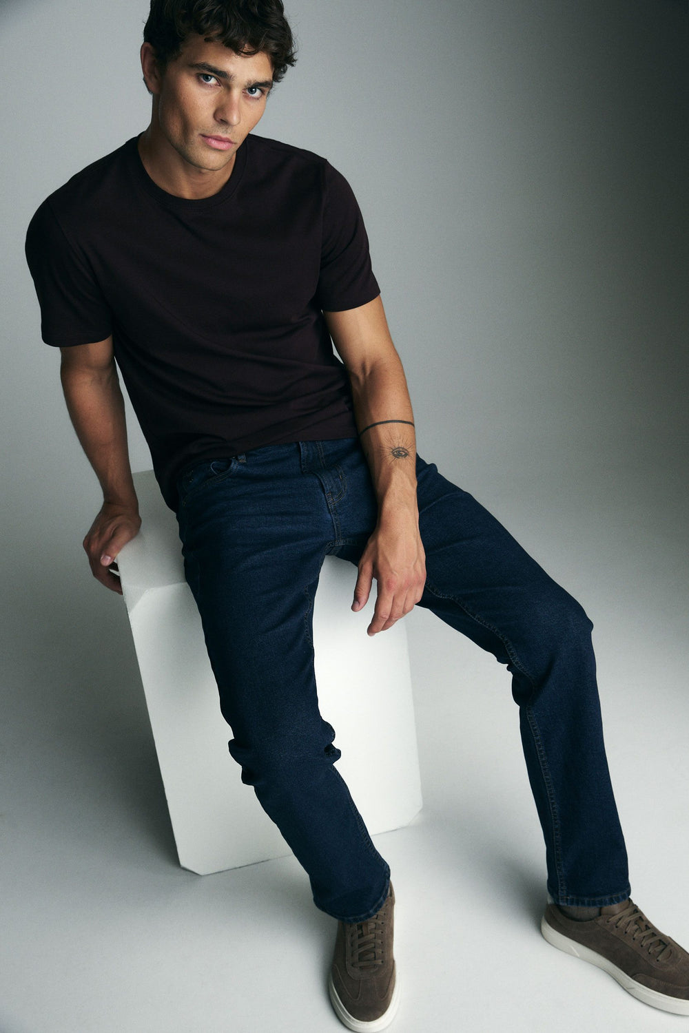 Straight leg jeans