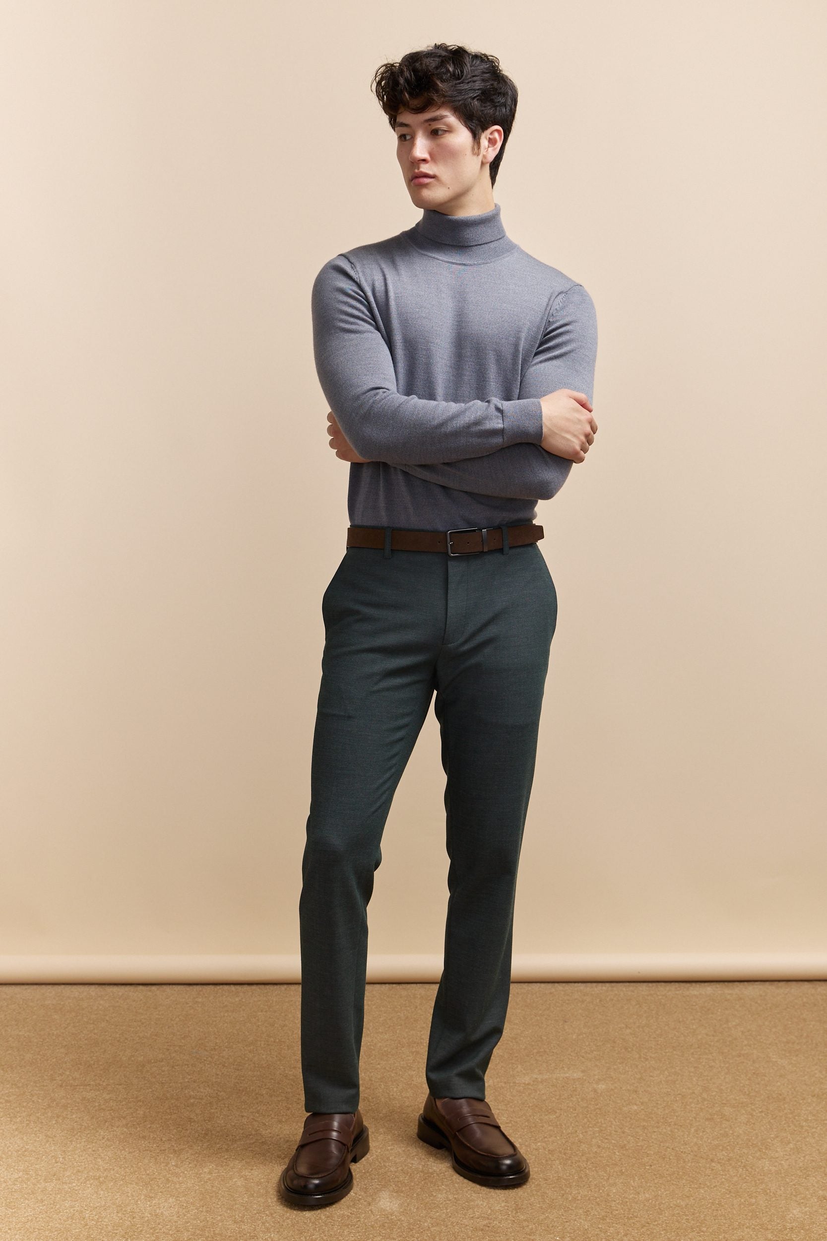 Slash pockets Slim fit pant