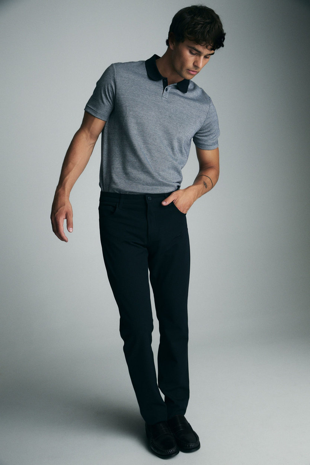 5 pockets slim fit pants