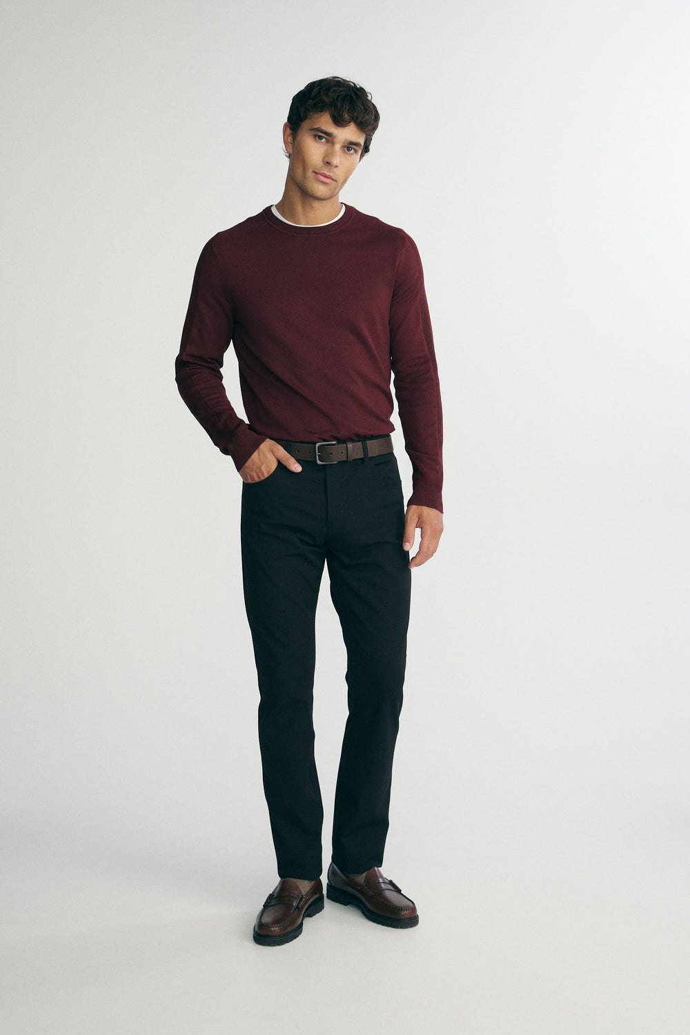 5 pockets slim fit pants