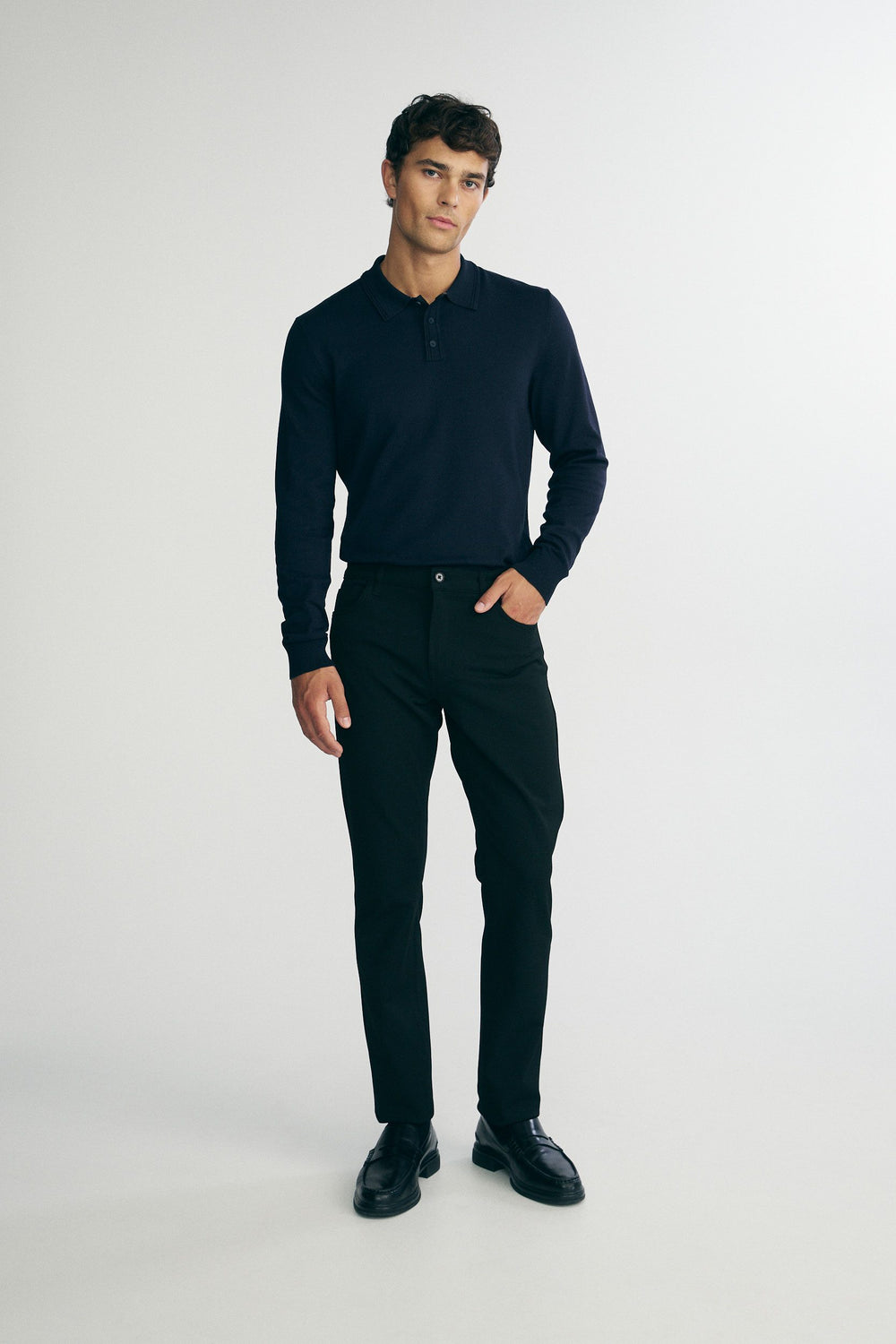 5 pockets slim fit pants