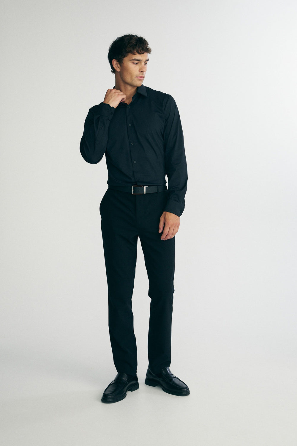 Slim fit techno pants