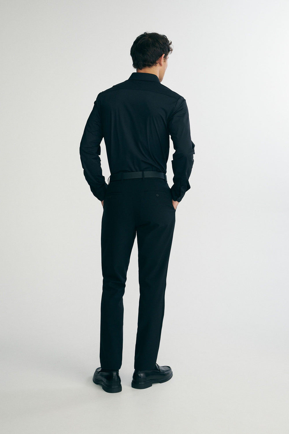 Slim fit techno pants