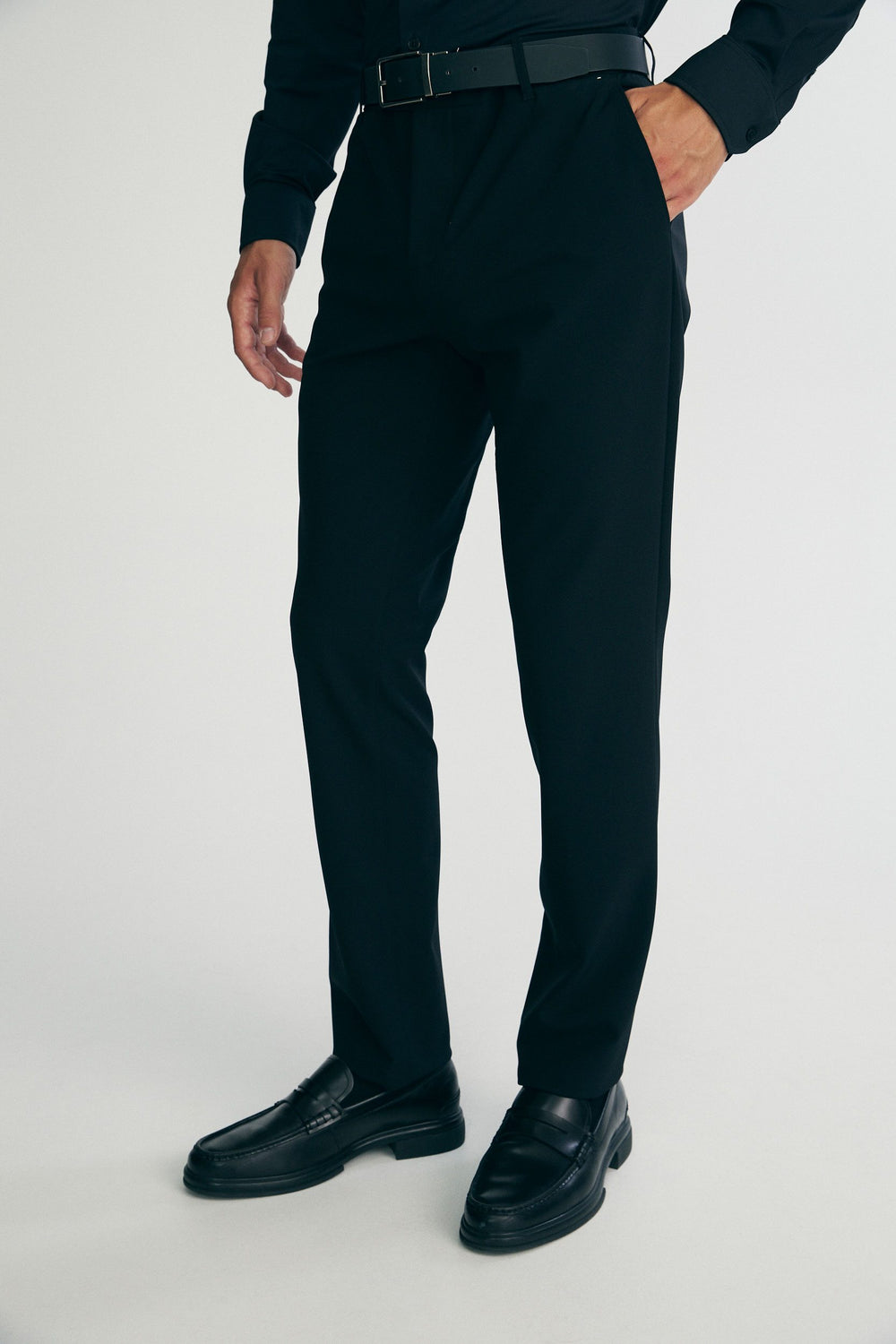Slim fit techno pants