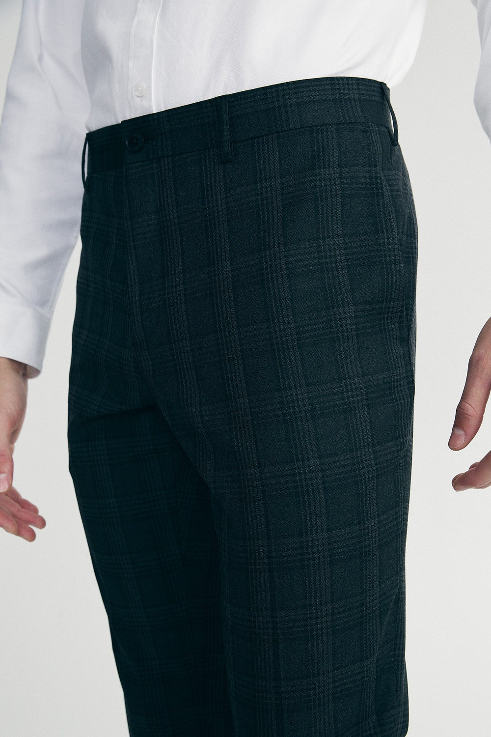 Slim fit check pant