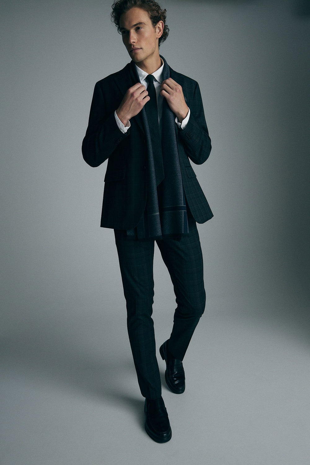 Slim fit check pant