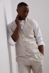 Linen vest