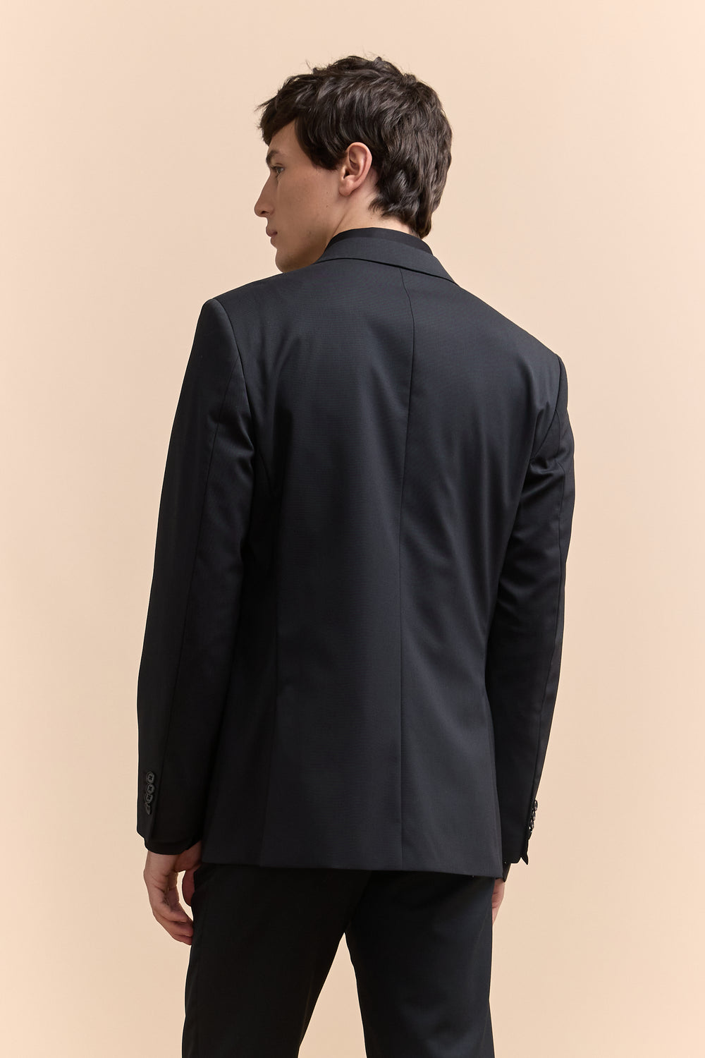 Travel Suit Fitted Long Blazer