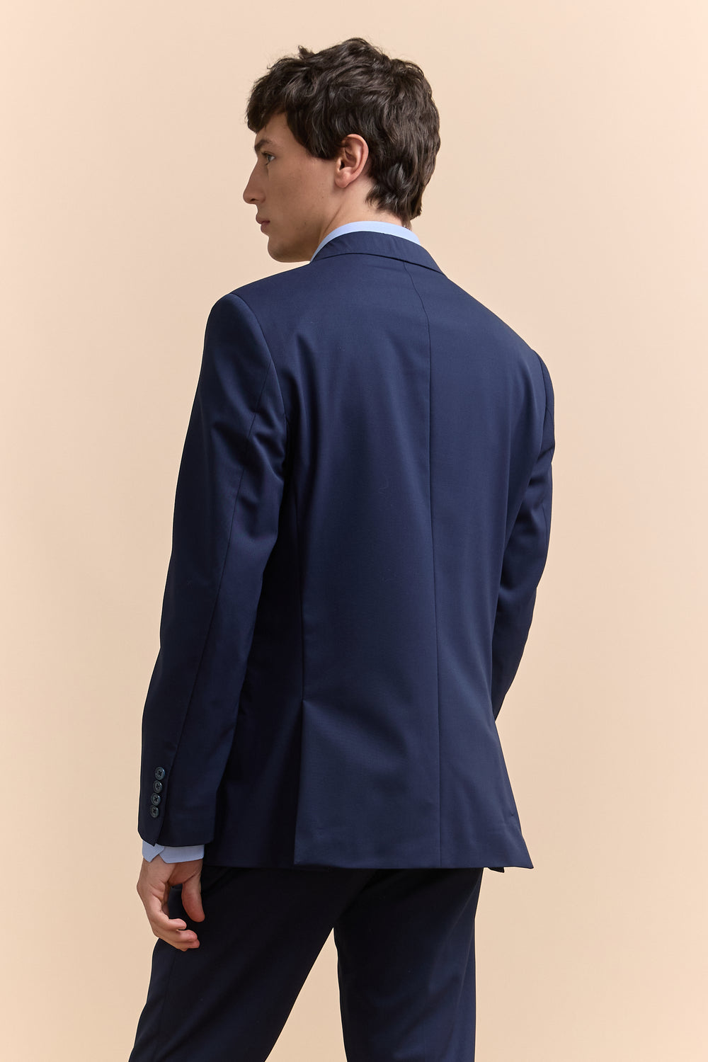 Travel Suit Fitted Long Blazer