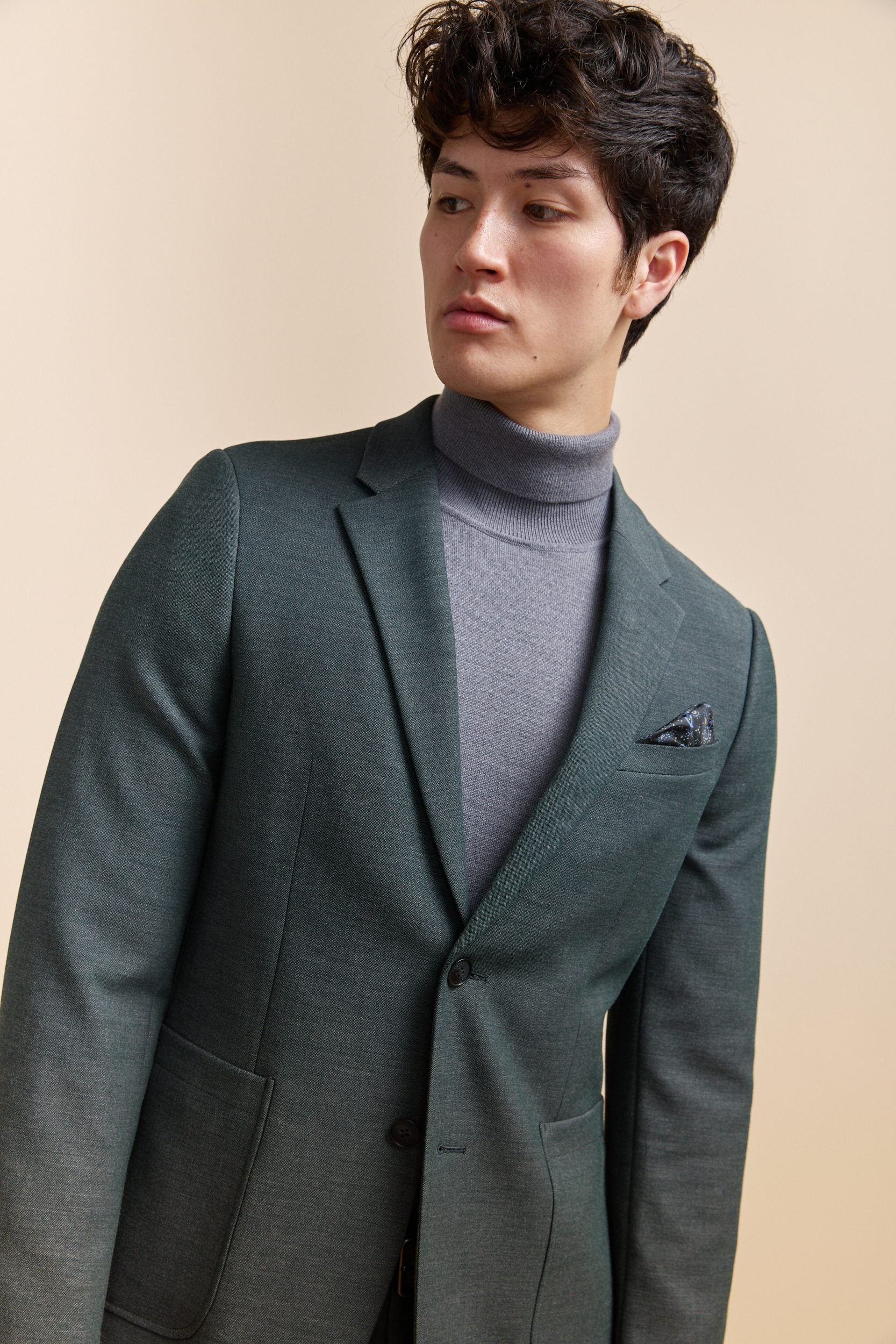 Patch pocket Extra-fitted jacket