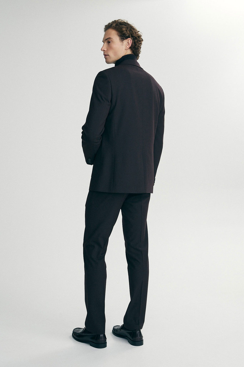 Burgundy blazer