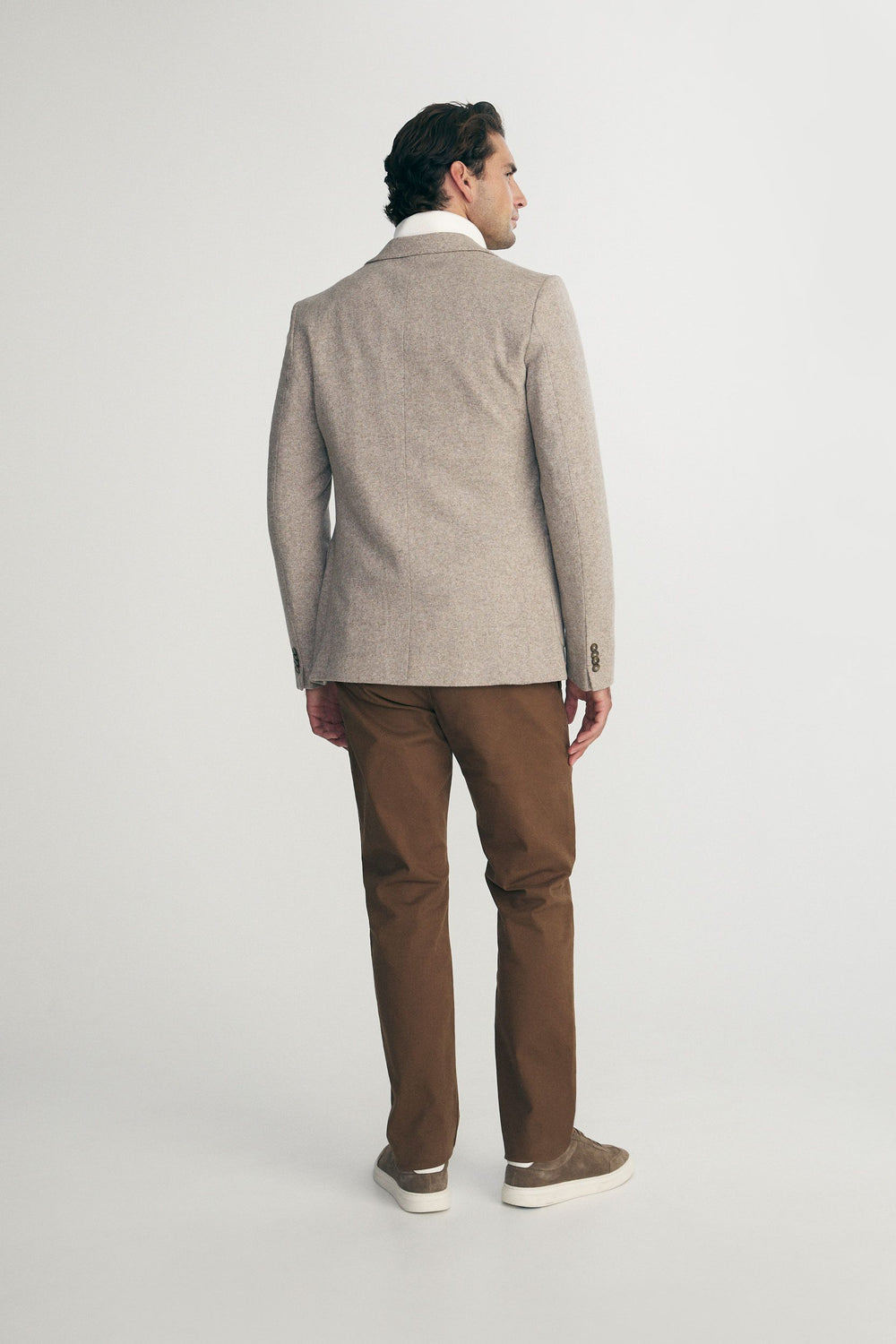Fitted knit blazer