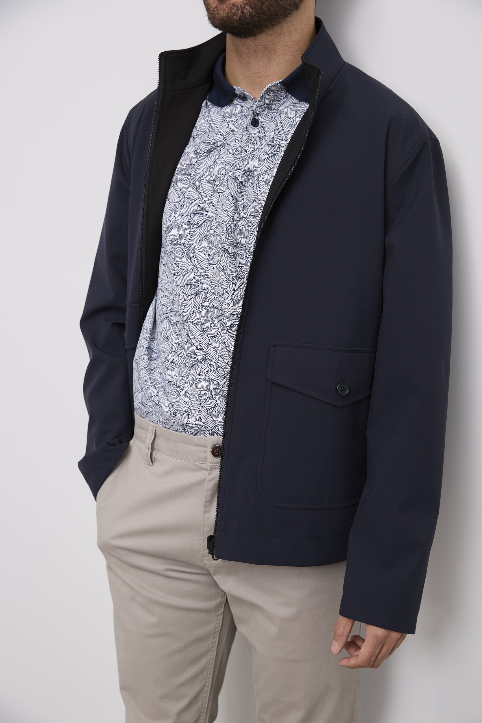 Reversible zip jacket
