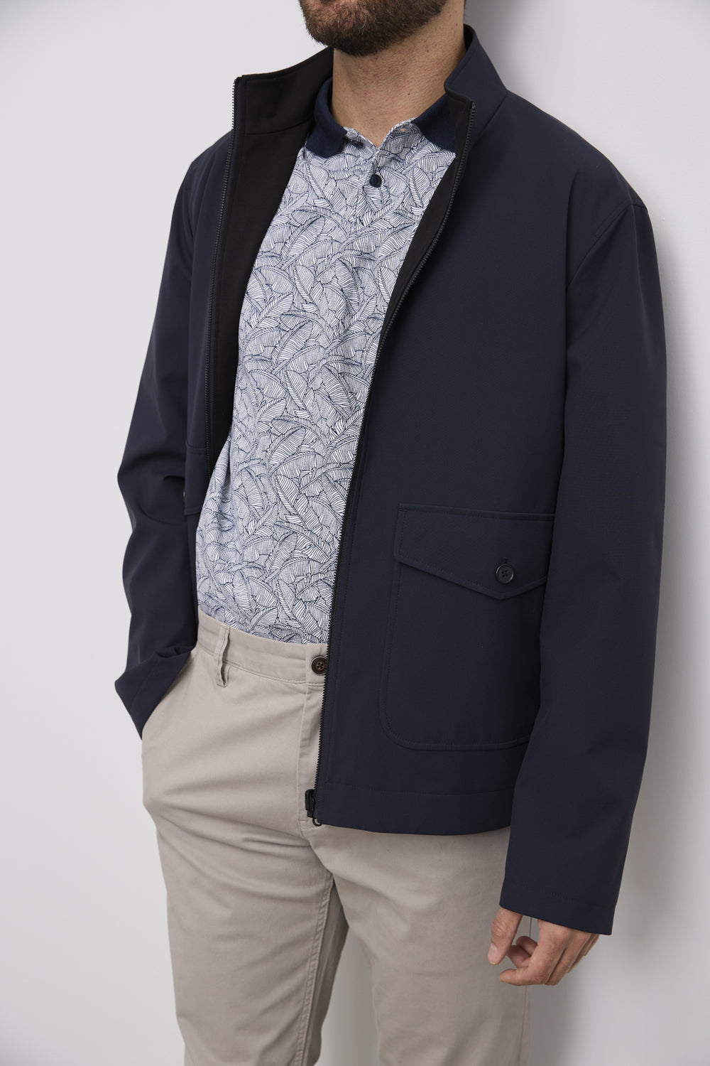 Reversible zip jacket