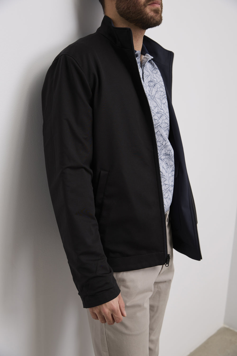 Reversible zip jacket
