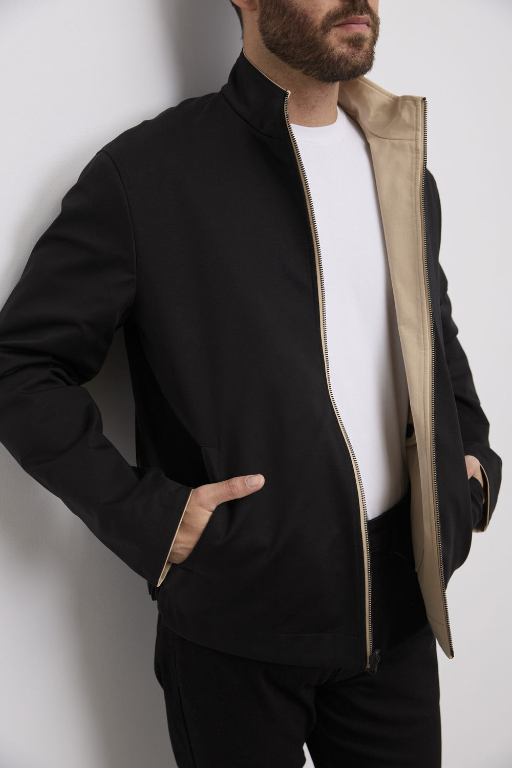 Reversible zip jacket