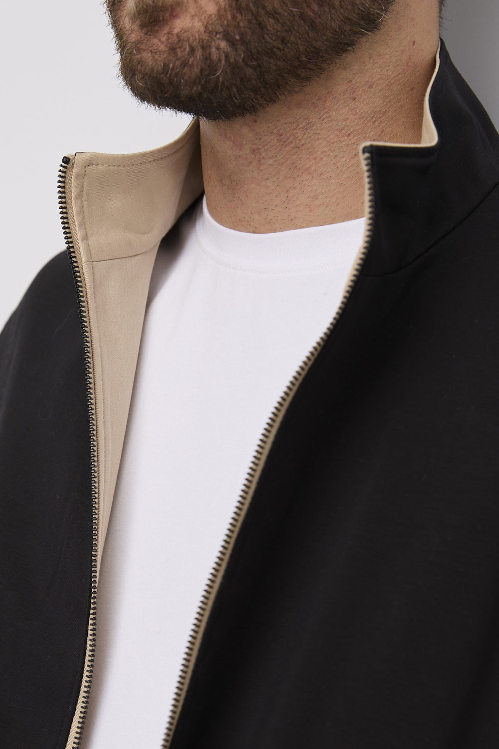 Reversible zip jacket