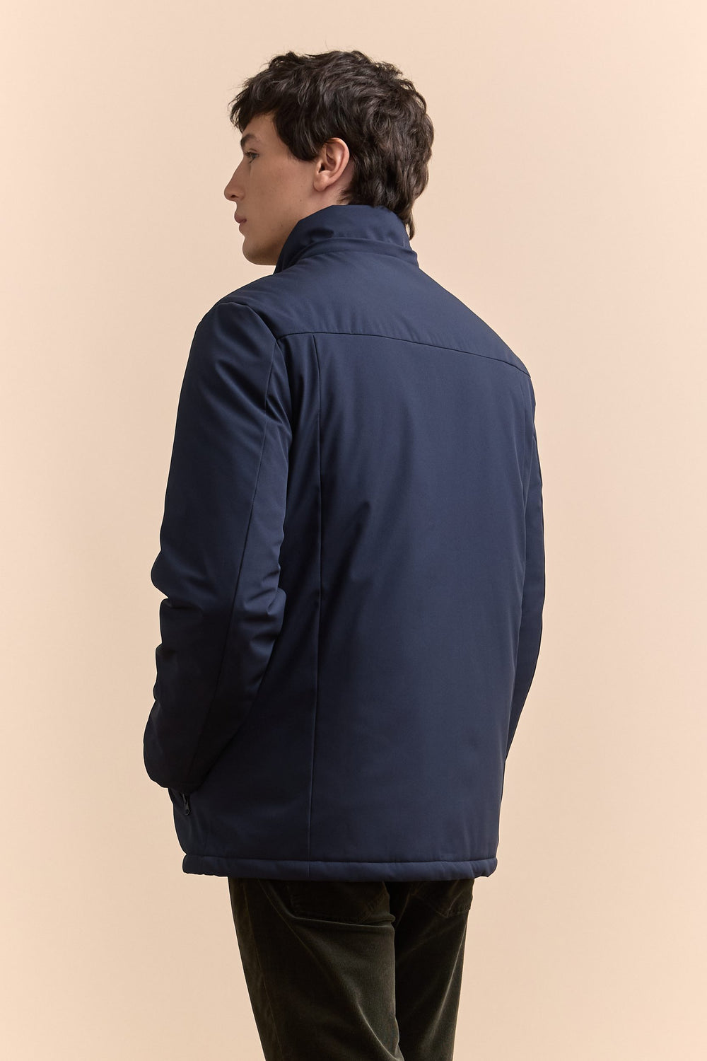 Removable hood sport coat