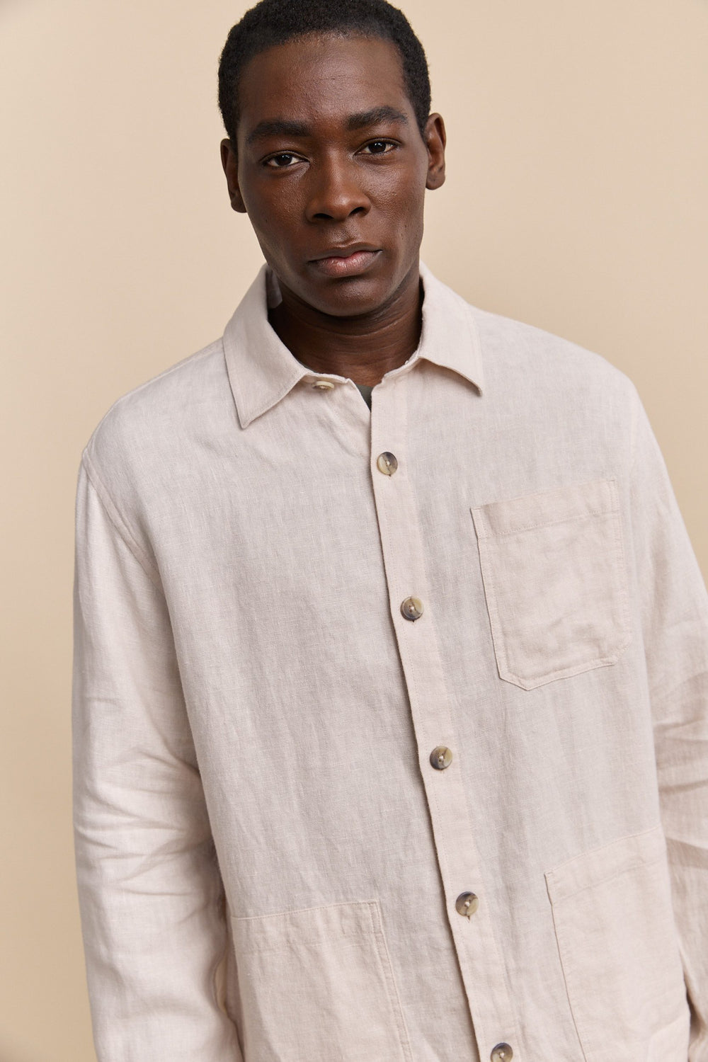 Linen overshirt