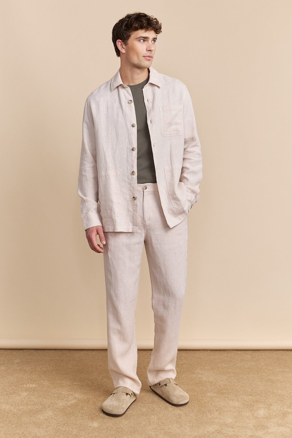 Linen overshirt