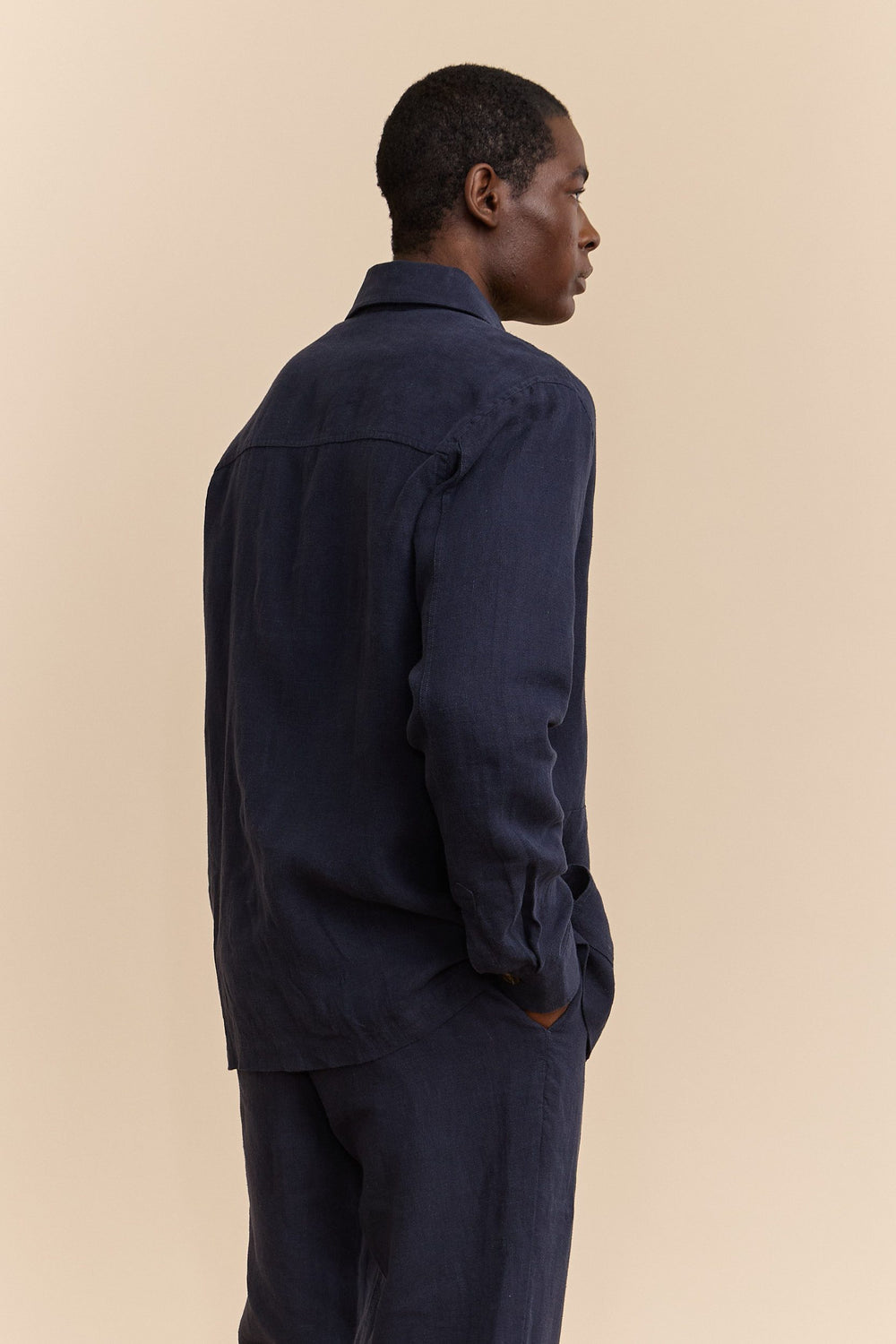 Linen overshirt