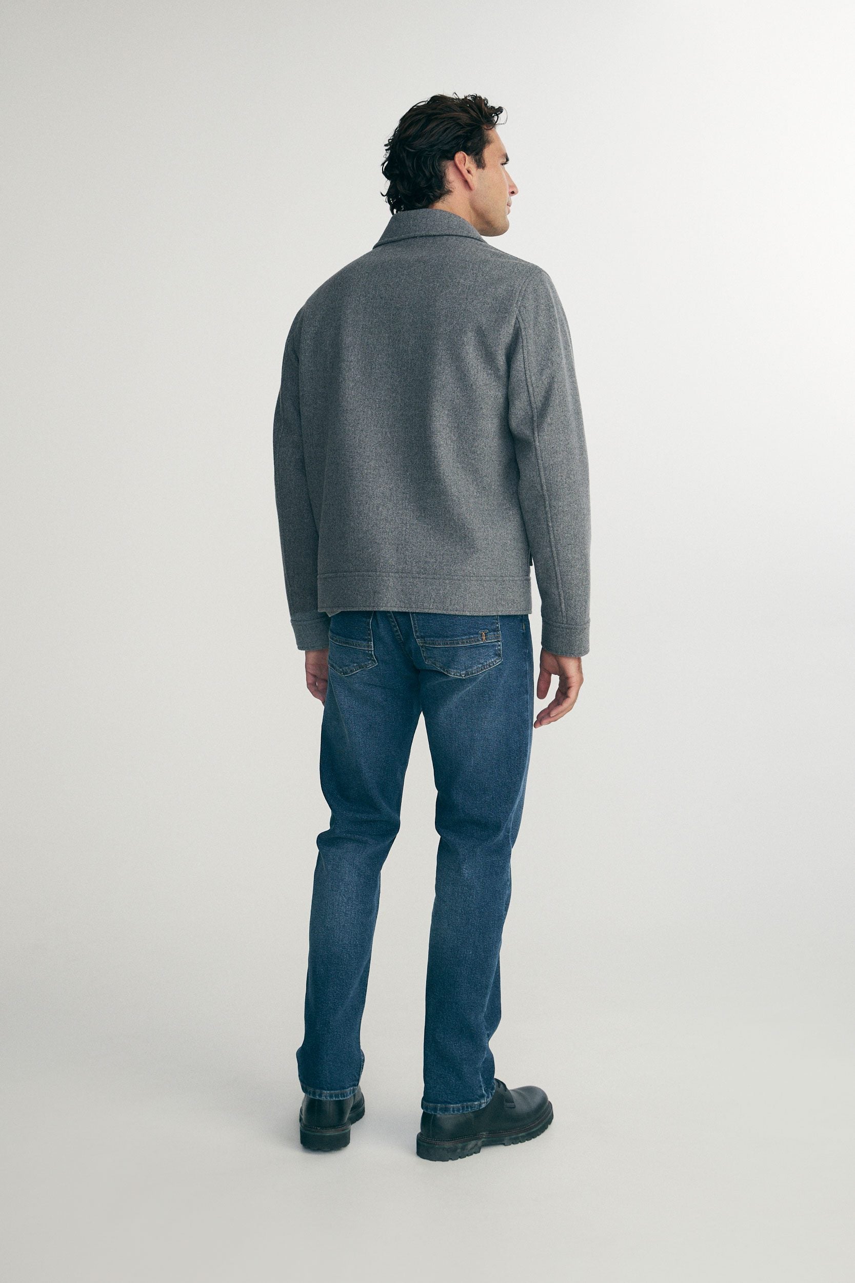 Felted jersey jacket