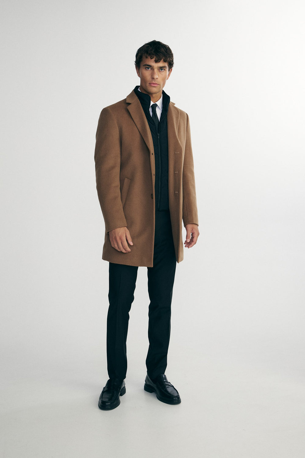 Cashmere blend coat