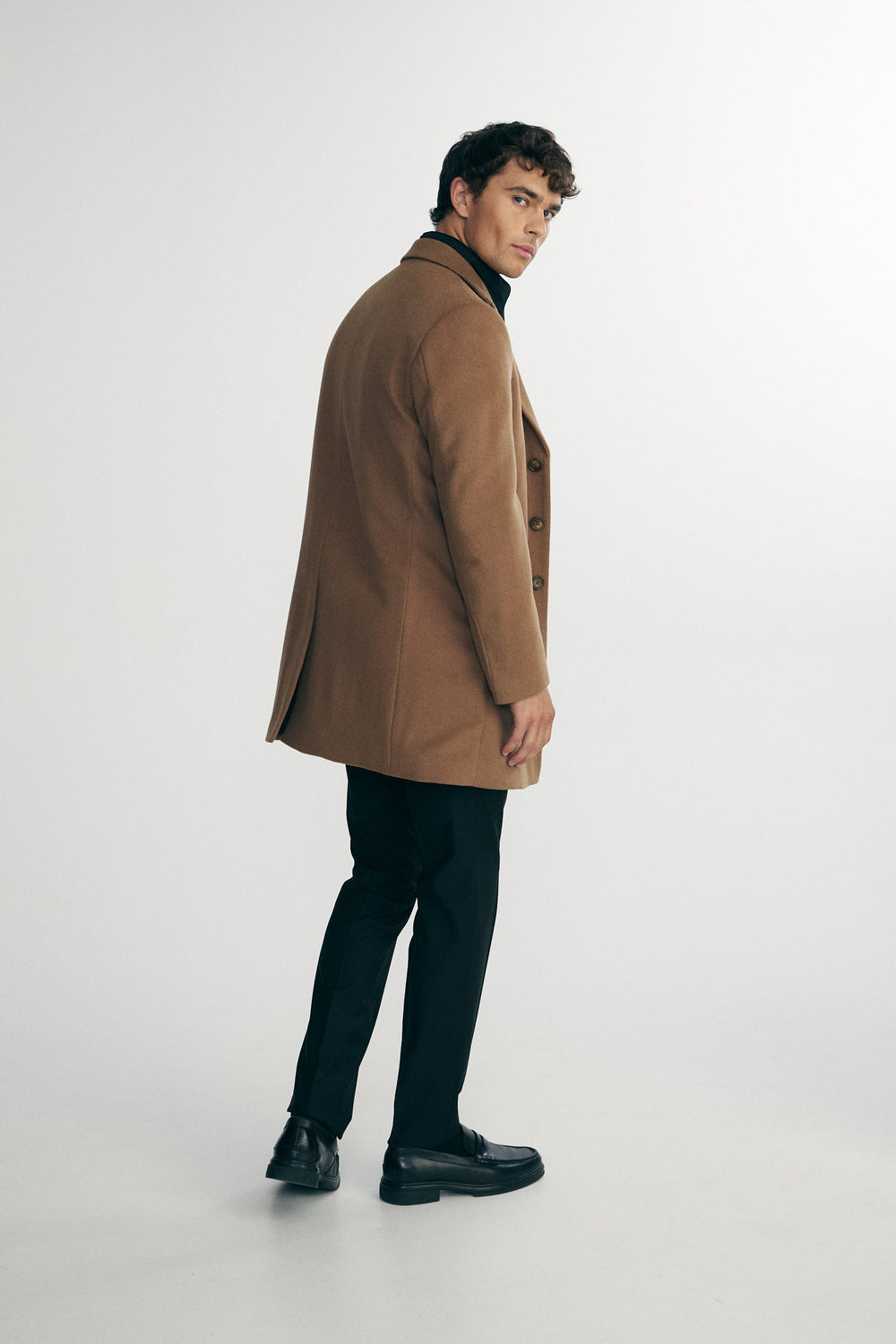 Cashmere blend coat