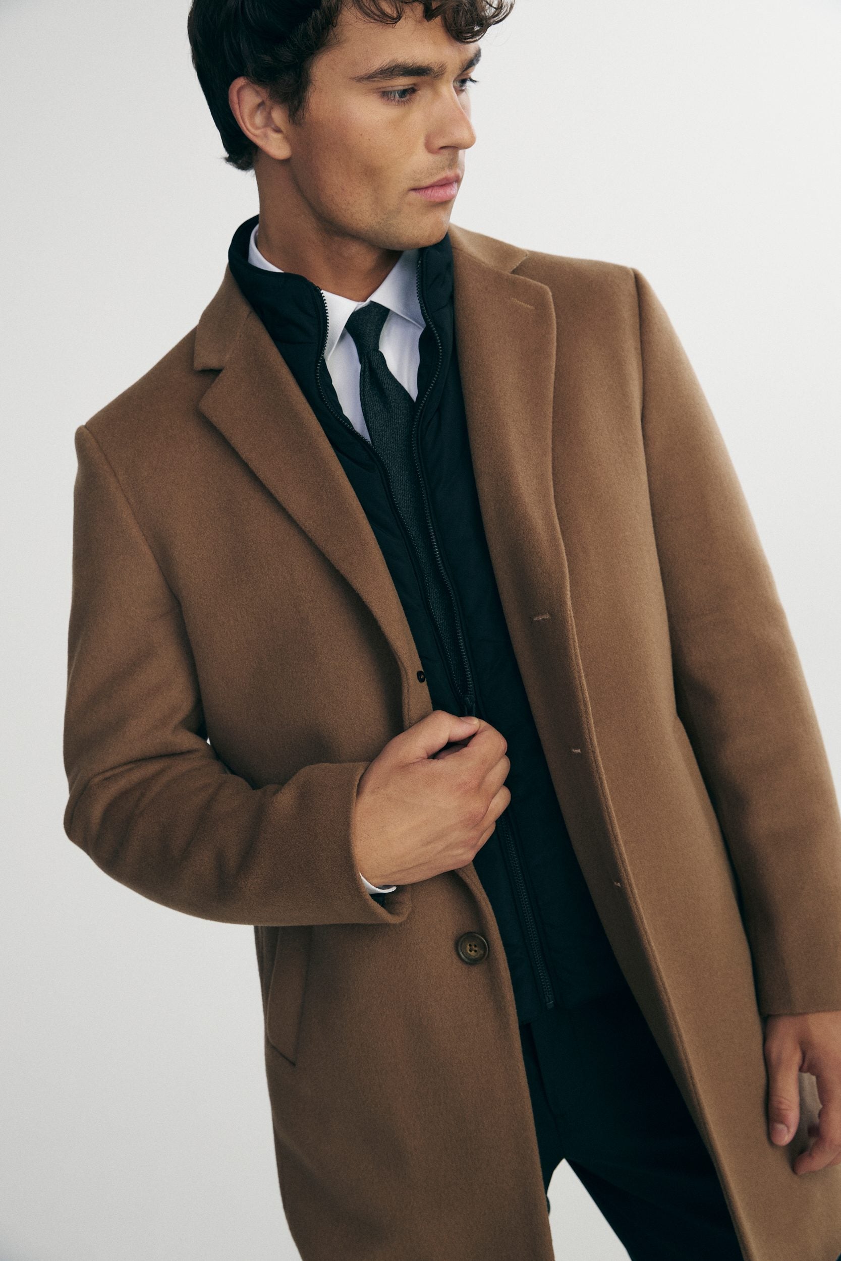 Cashmere blend coat