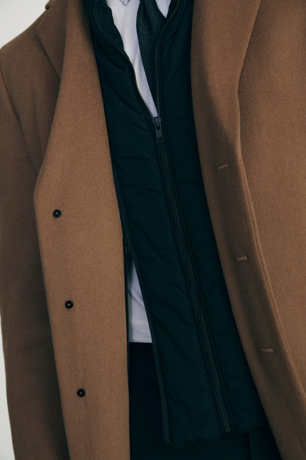 Cashmere blend coat