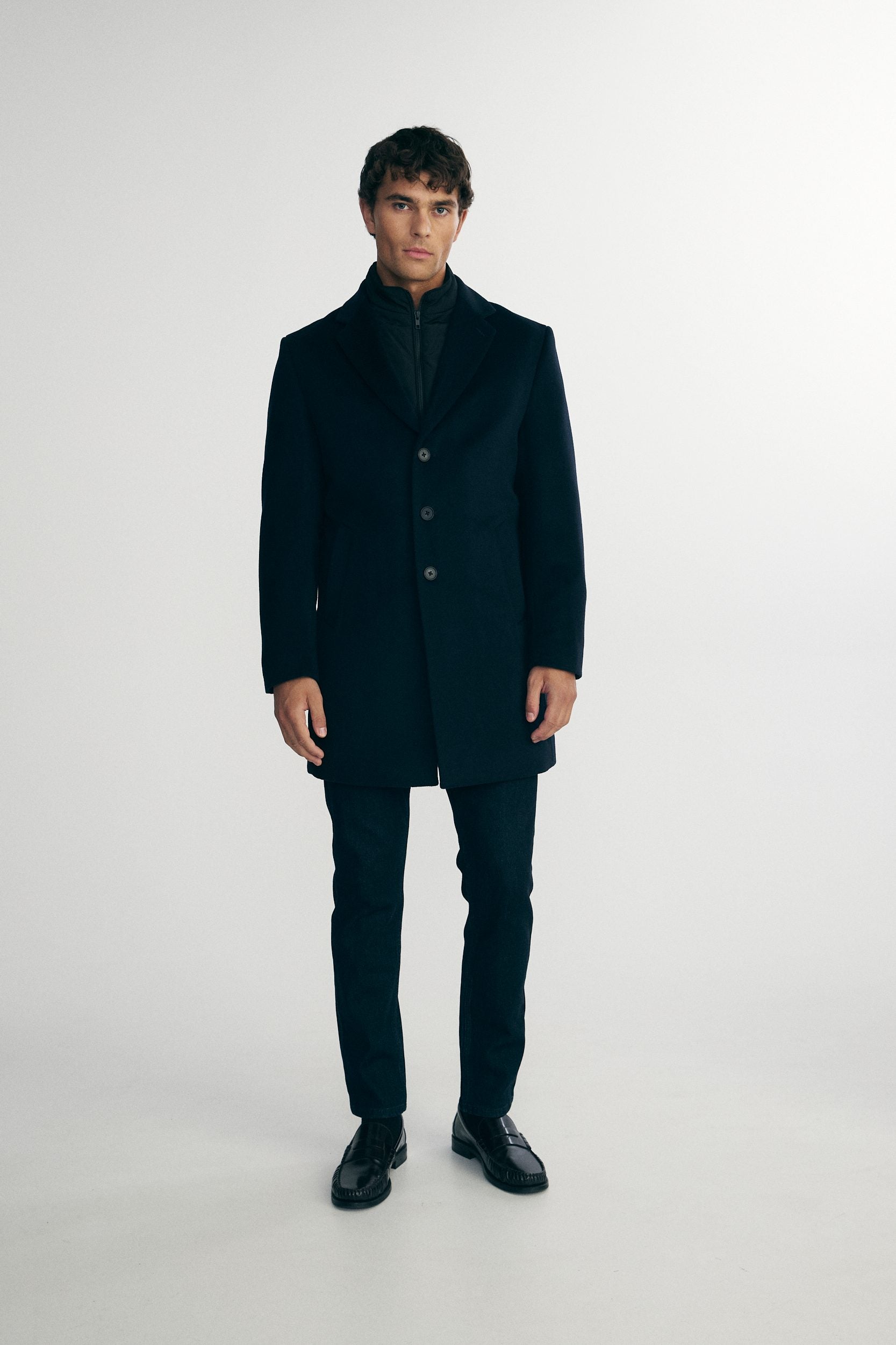 Cashmere blend coat