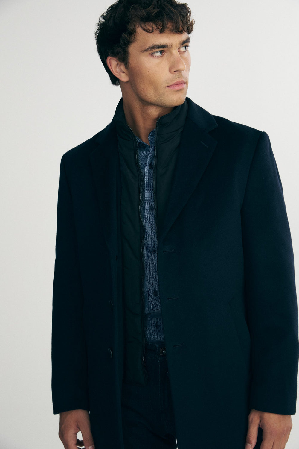 Cashmere blend coat