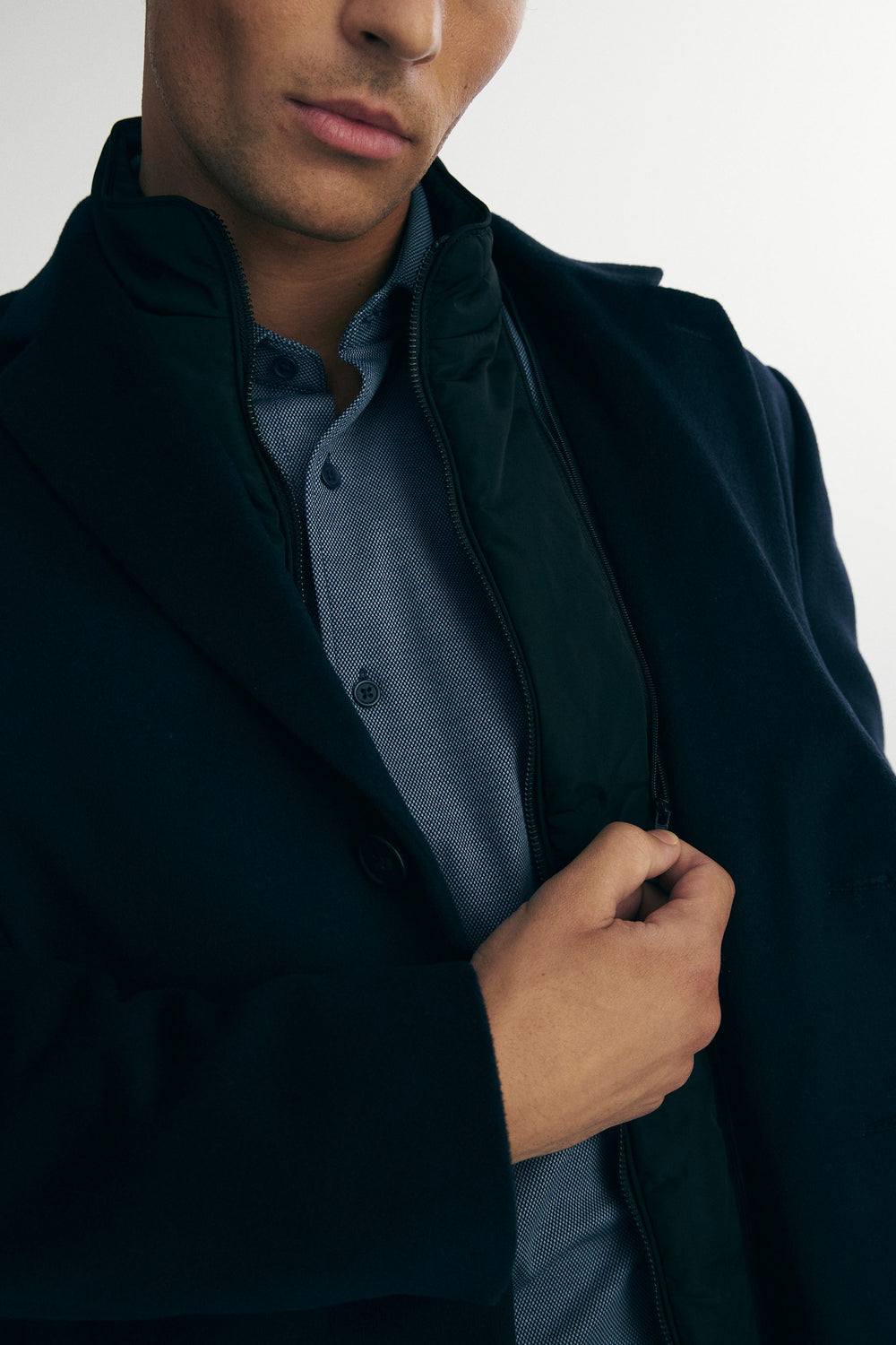 Cashmere blend coat