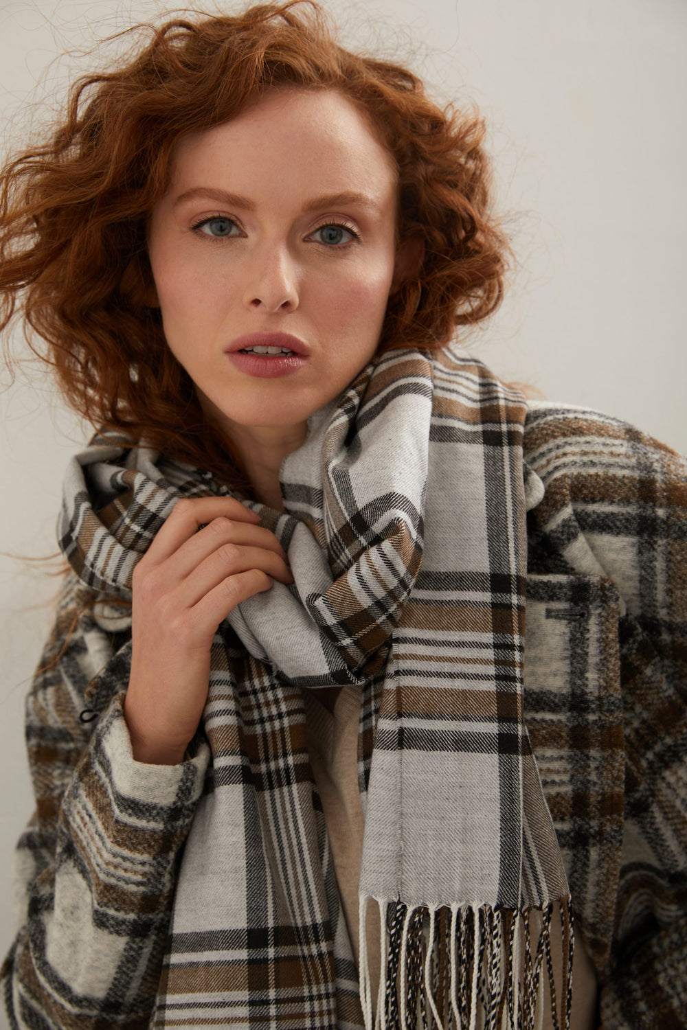 Plaid scarf