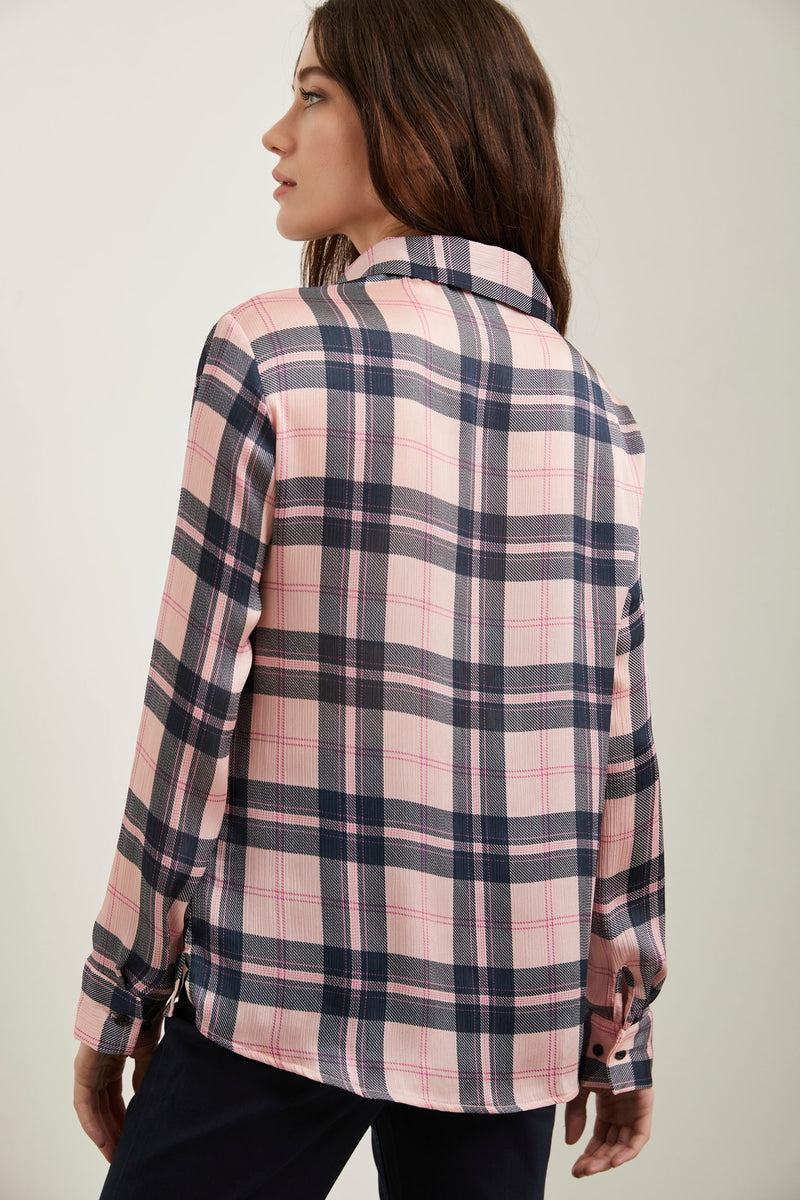 Regular plaid blouse