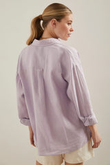 Oversized linen blouse