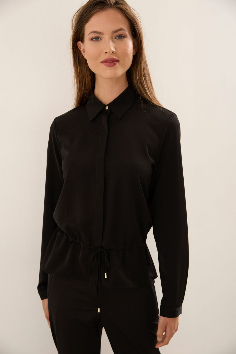 Blouse With Drawstring